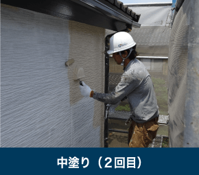 中塗り（２回目）