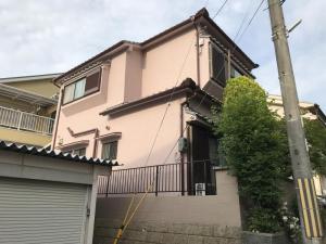 交野市にて外壁塗装工事