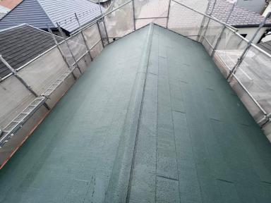 枚方市にて屋根葺き替え工事