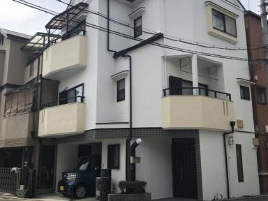 門真市三ツ島にて外壁塗装、屋根カバーを行いました！