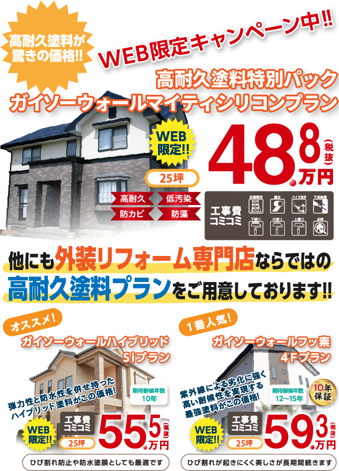 WEB限定キャンペーン中‼